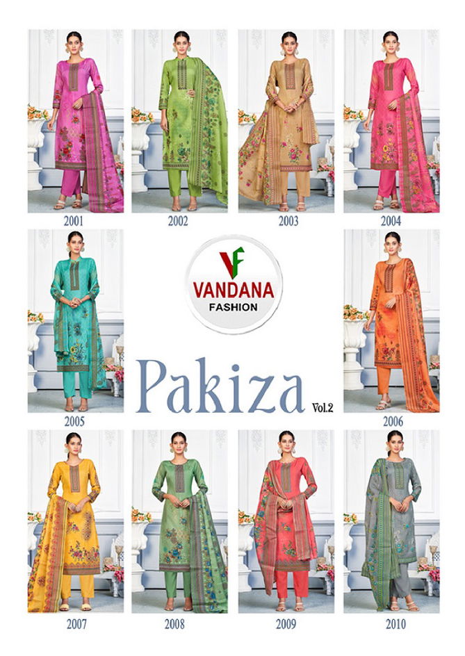 Pakiza Vol 2 By Vandana 2001 2010 Surat Dress Material wholesale market